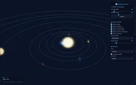 Captura de la simulación de Claude Opus 4.6 con Antigravity