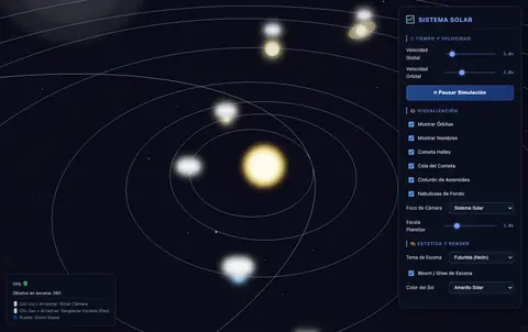 Captura de la simulación de Gemini 3.5 (High) con Antigravity